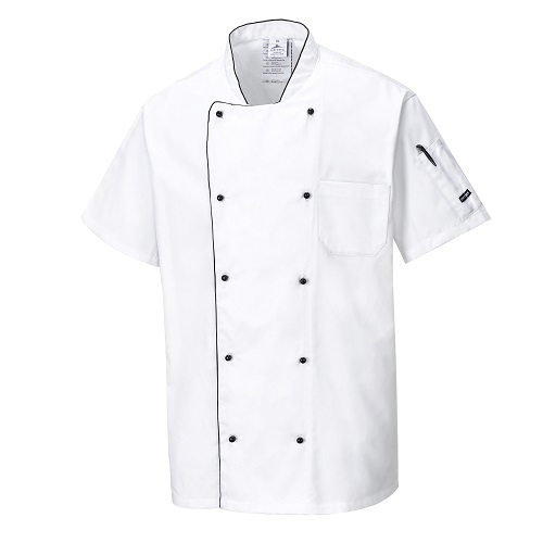 Aerated Chefs Jacket C676 White X Small