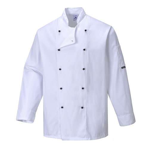 Somerset Chefs Jacket C834 White X Small