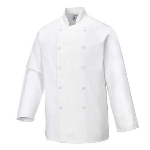 Sussex Chefs Jacket C836 White X Small