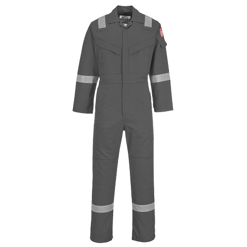 Portwest Flame Resistant Anti-Static Coverall 350g FR50 Grey X Small