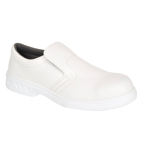 Portwest FW58 Occupational Slip On Shoe O2 White Size 5