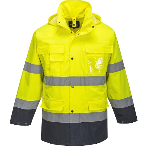 Portwest S162 Hi Vis Lite 3 in 1 Jacket Yellow / Navy Small