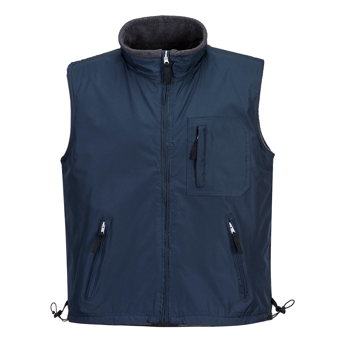 Portwest S418 RS Reversible Bodywarmer Navy Small