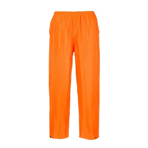 Portwest S441 Classic Adult Rain Trousers Orange Medium