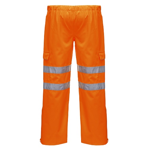 Portwest S597 Extreme Hi Vis Waterproof Trousers Orange Small
