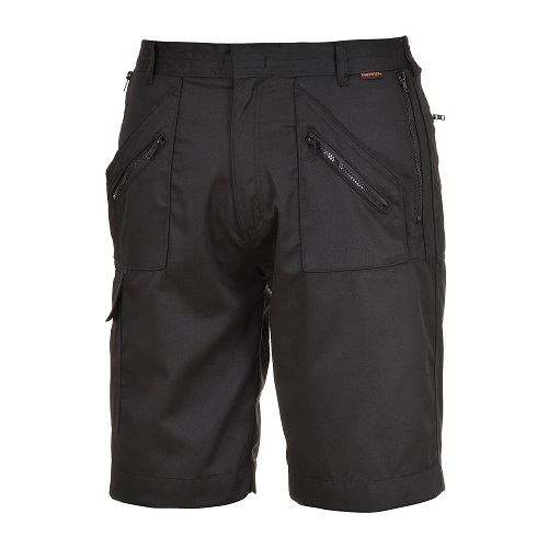 Portwest S889 Action Shorts Black Small