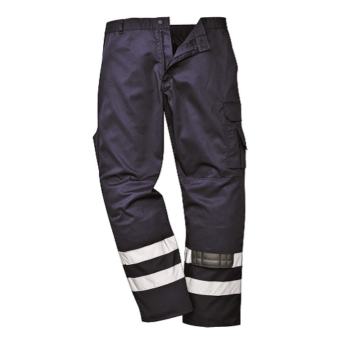 Portwest Iona Safety Combat Trousers S917 Navy S
