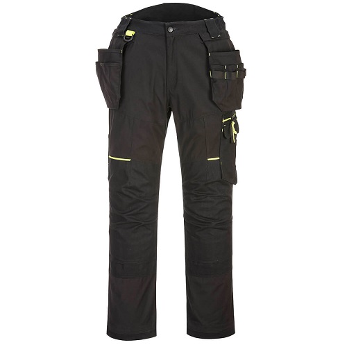 Portwest T706 WX3 Eco Stretch Holster Trousers Black 34"