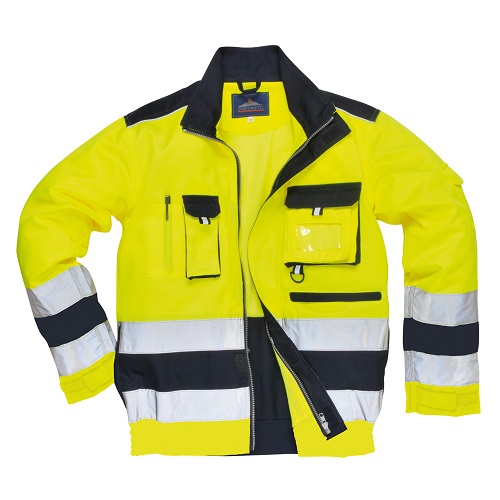Portwest Lille Hi-Vis Jacket TX50 Yellow / Navy S