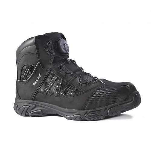 Rockfall Ohm Electrical Boot Black Size 6