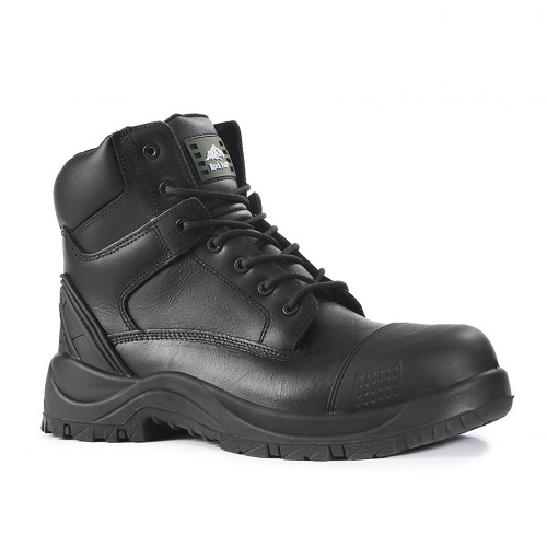 Rockfall Slate Boots Black Size 8