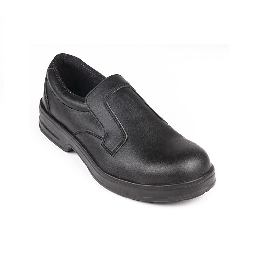 Lites Safety Slip On Shoe S1 SRA Black Size 6