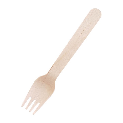Fiesta Green Biodegradable Disposable Wooden Forks 100's