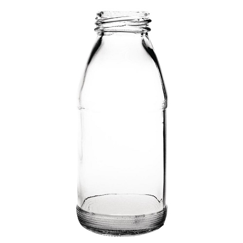Olympia Glass Milk Bottle 200ml - Pack of 12