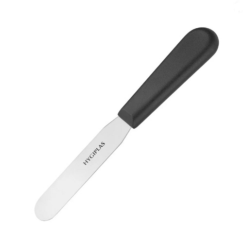 Hygiplas Straight Blade Palette Knife Black 10 cm