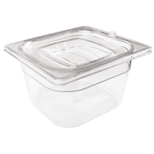 Rubbermaid Polycarbonate 1/6 Gastronorm Hard Lid