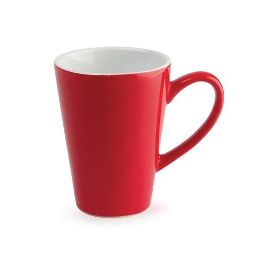 Olympia Cafe Latte Cups Red 12 oz - Pack of 12