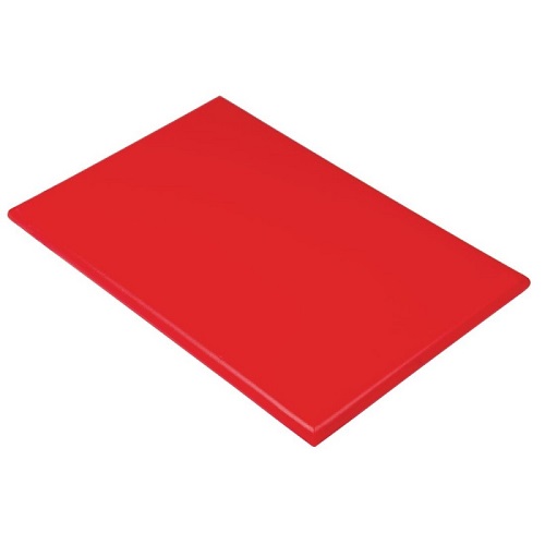 Hygiplas Extra Thick High Density Chopping Board Red