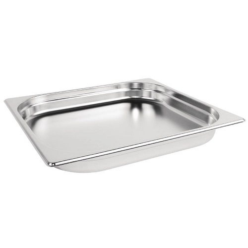 Vogue Stainless Steel 2/3 Gastronorm Pan 40mm