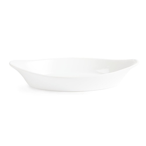 Olympia Whiteware Oval Eared Dishes 262mm - Pack of 6
