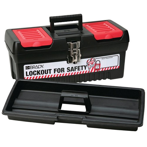 Lockout Toolbox Black / Red