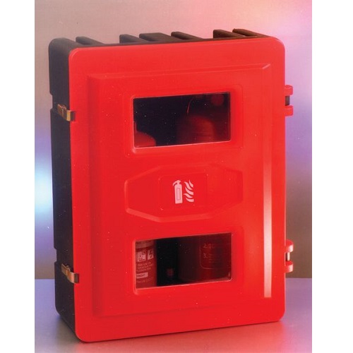 Fire Extinguisher Cabinet Double 2 x 9 kg (Extinguishers not included)
