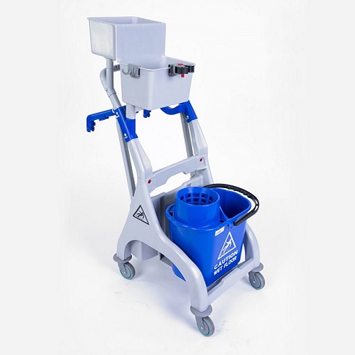 Quick Response Trolley For Flat Mopping Blue