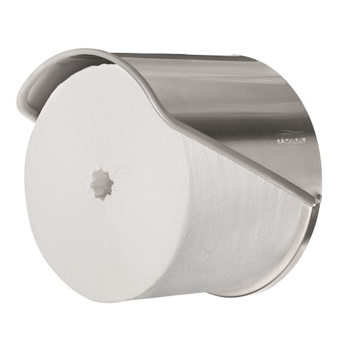 Tork Metal Mid Size T7 Coreless Toilet Roll Dispenser