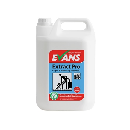 Evans Extract Pro Carpet and Upholstery Shampoo 5 litres