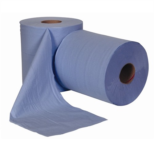 Centre Feed Rolls Blue 3 Ply 6 Rolls x 144m Perforated