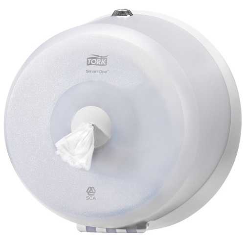 Smart One Mini Toilet Roll Dispenser White Original T9