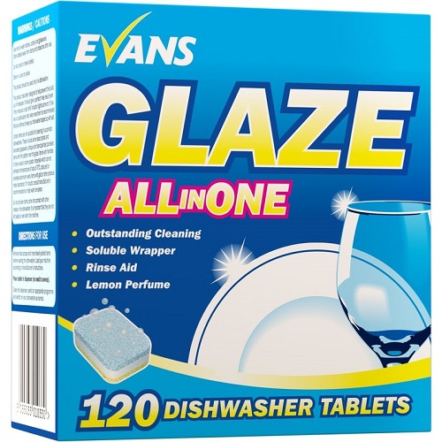 Glaze All in One Dishwasher Tablets 120's