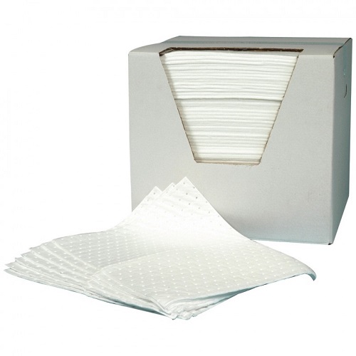 Absorbent Pads 40cm x 50cm - Oil Use Box of 100