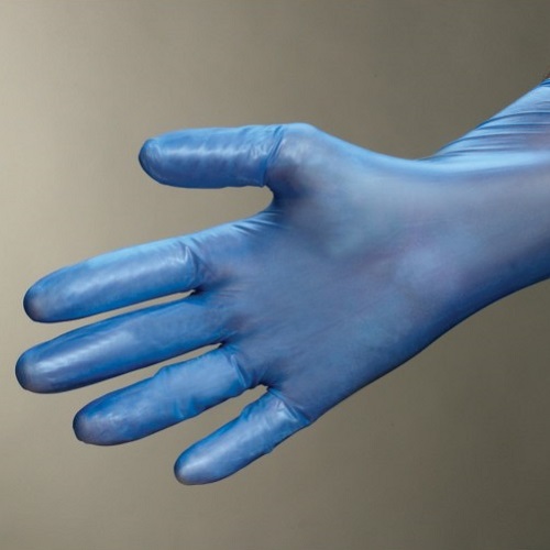 Vinyl Disposable Gloves Pre-Powdered Blue 100's S