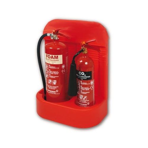 Heavy Duty Fire Extinguisher Stand Double