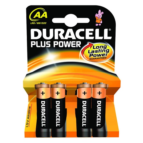AA Alkaline LR6 Batteries 1.5 v Pack of 4