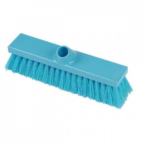 Premier Flat Sweeping Broom Stiff 280 mm Blue