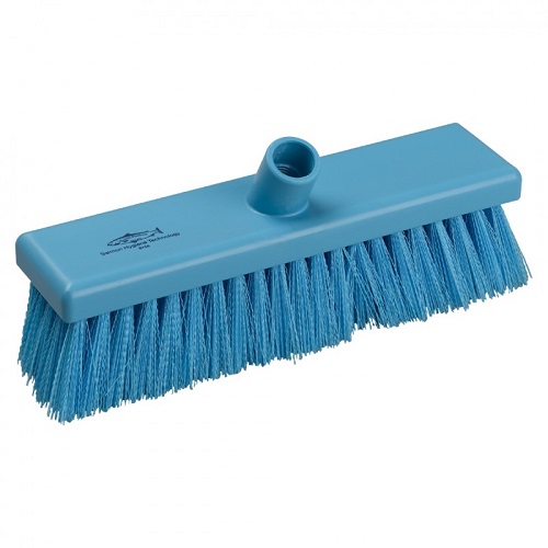 Hygiene Flat Sweeping Broom Medium 300 mm Blue