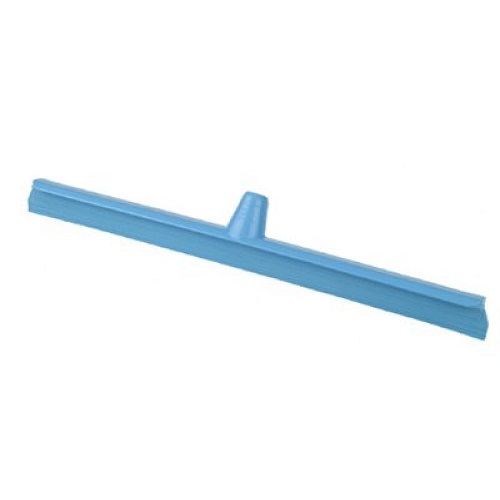 Hygiene Single Blade Overmoulded Floor Squeegee 600 mm Blue