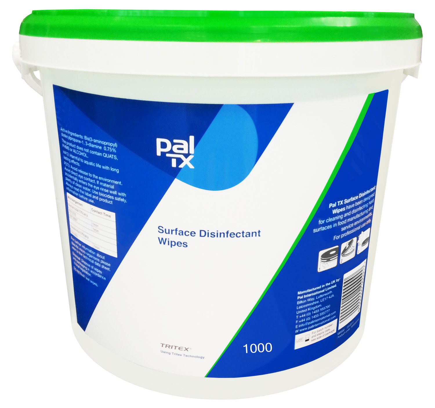 Pal TX Surface / Disinfectant Wipes 1000's (Replaces P1 W64230 / P1 W67230)