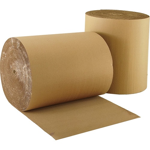 Corrugated Paper 900mm x 75m Brown Single Roll