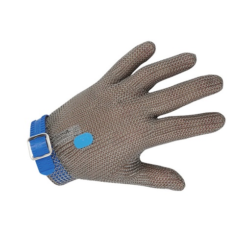 Chainmail Glove Size 2 White Single Glove