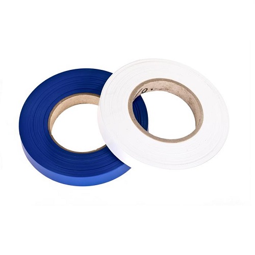 PVC Apron Tie Tape Blue 50m per Roll
