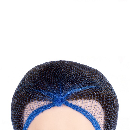 Hairnets Knot Blue Metal Free 100's