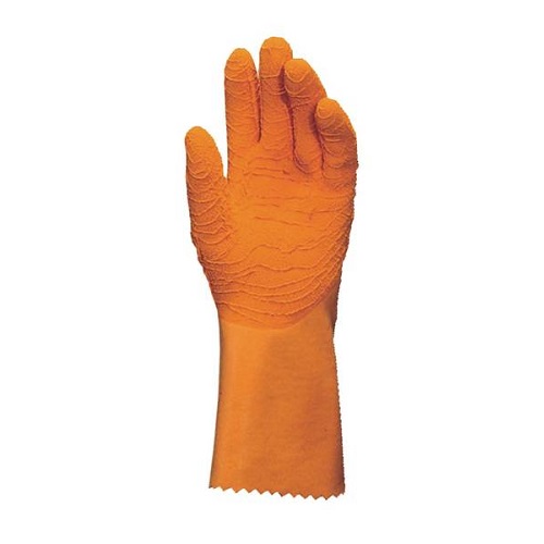 Harpon 321 Heavy Duty Latex Glove Orange Size 6 Small