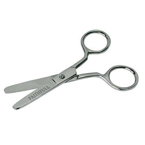 Faithfull Stainless Steel Pocket Scissors 4" 100 mm