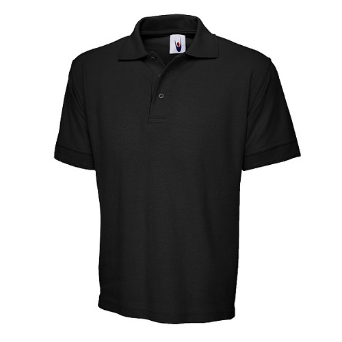 UC102 Premium Polo Shirt 250 gsm Black Medium