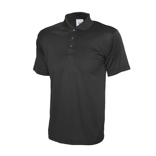UC121 Processable Polo Shirt Black Medium