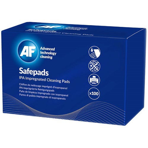 Safe Pads IPA Impregnated Cleaning Pads 100's